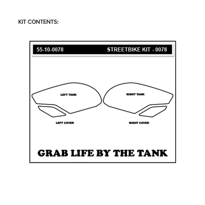 Tapis de traction Stompgrip Icon pour Triumph Daytona 675/R (13-18) 55-14-0078 