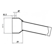 Spark Exhaust dB-Killer Universal GP-Style 32 mm 16° Open G9922