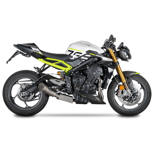 Spark Exhaust Komplettanlage Grid-O Euro5+ Low Mount Triumph Street Triple 765 R/RS (23-26) GTR8824TOM