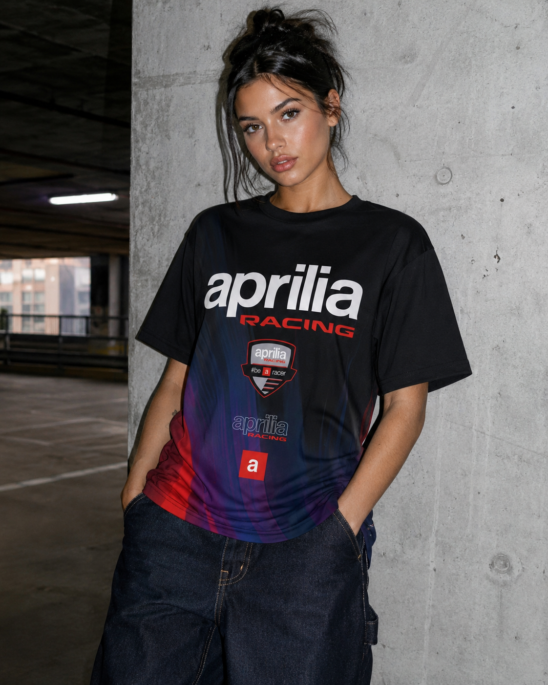 T-shirt Aprilia BeARacer 2026 homme IXON 104101179 