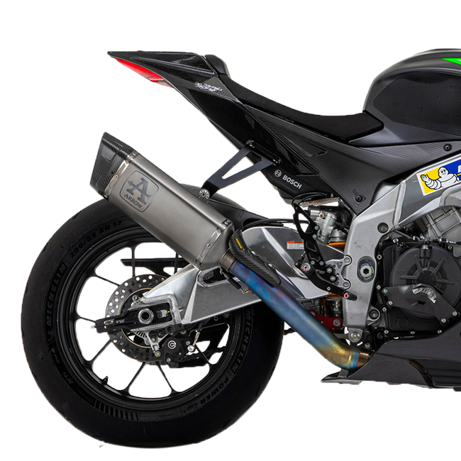 Kit de slip-on Arrow Pista en acier inoxydable pour Aprilia RSV4 1100 Factory (19-20) 71002PT 