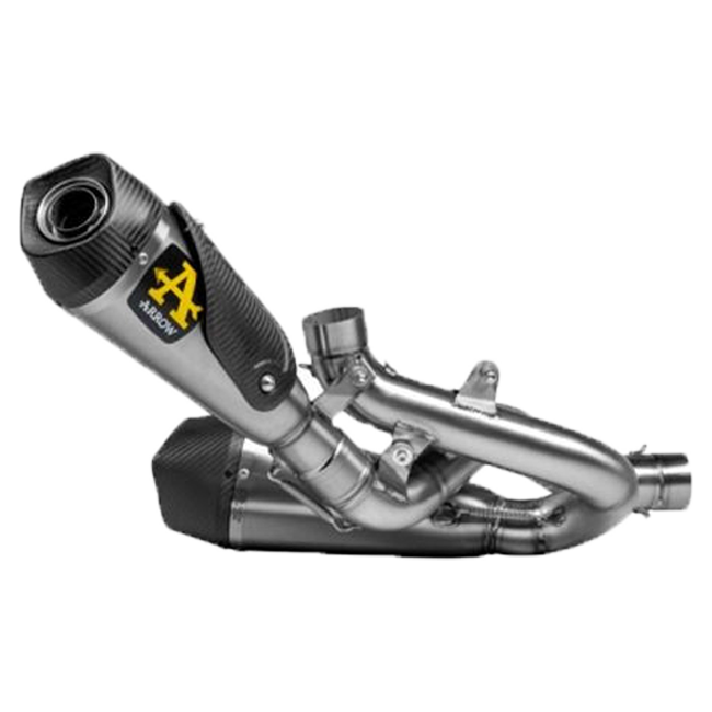 Système d'échappement Arrow semi-complet en acier inoxydable pour Ducati Panigale V4/S/R (18-24) 71161PK 