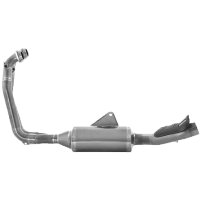 Flèche courbée avec catalyseur en acier inoxydable Aprilia RS 660 (20-25) 71755KZ 