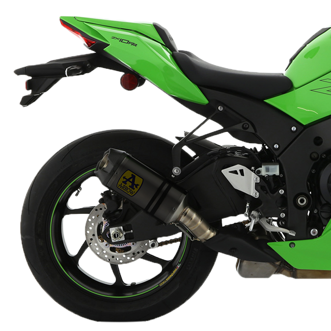 Arrow Slip-On Indy-Race Aluminium Sombre Kawasaki ZX-10R/RR (21-25) 71928AKN 