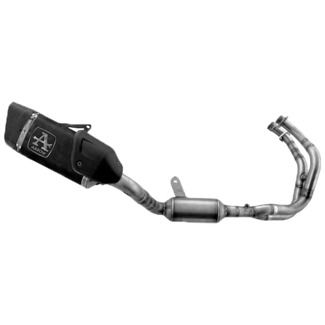 Système complet Arrow Pista en acier inoxydable Dark pour Yamaha YZF-R7 (21-25) 71958PKNW 
