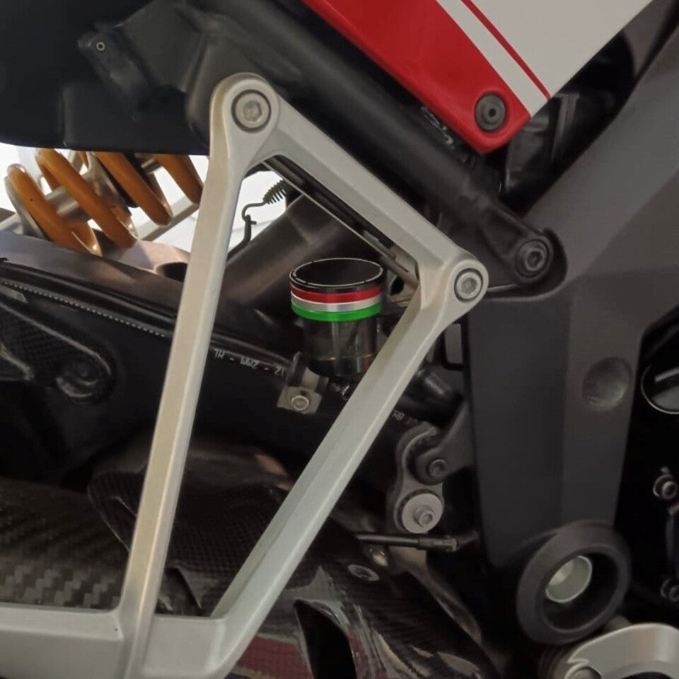 Couvercle de réservoir de compensation arrière Tricolore K-Bike Ducati Panigale V2 890 (25-26) TS035 