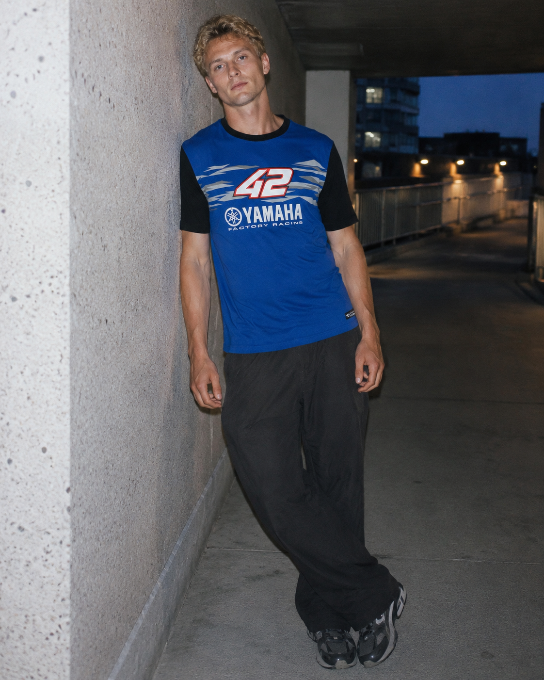 Alex Rins #42 Yamaha Factory Racing T-Shirt Replica Herren 2026 IXON