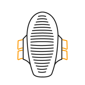 1x Micro-Lock Brustprotektor