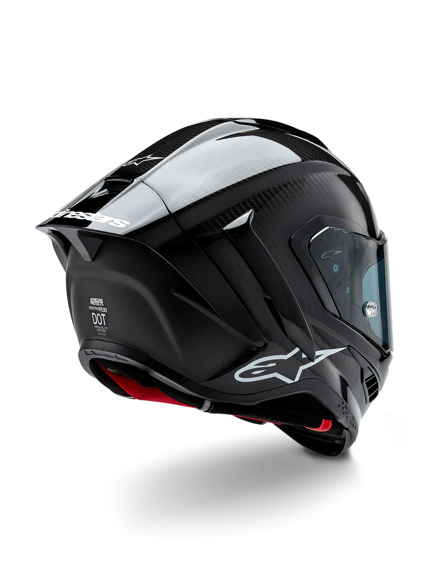 Casque Alpinestars Supertech R10 Solid Carbone Brillant 8200124-1902 