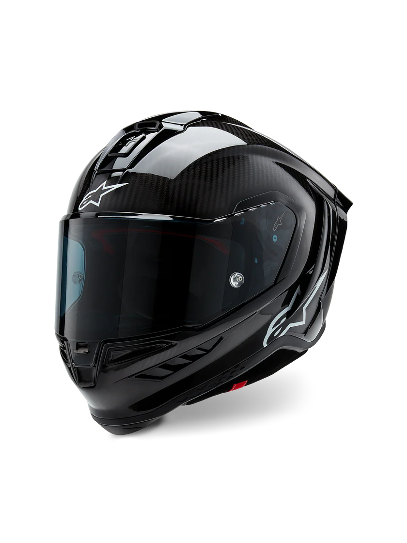 Casque Alpinestars Supertech R10 Solid Carbone Brillant 8200124-1902 