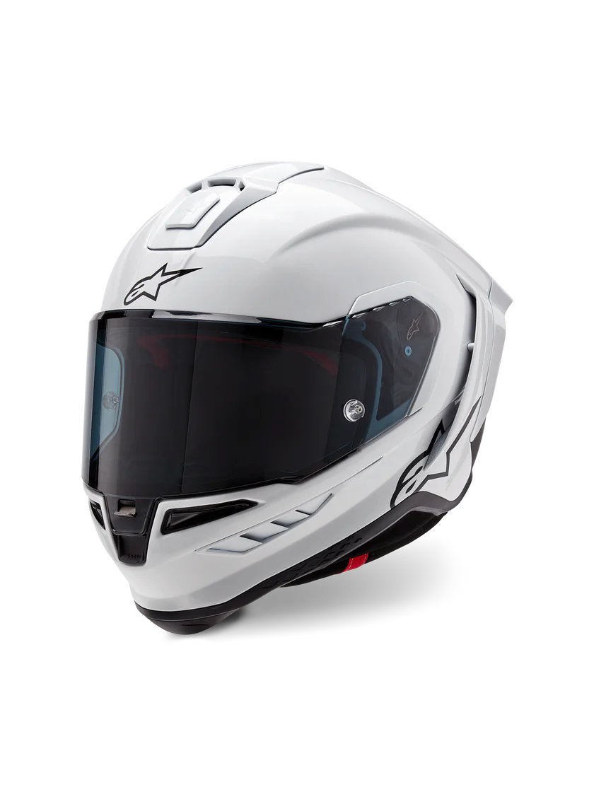 Casque Alpinestars Supertech R10 Solid Blanc Brillant 8200124-2170 