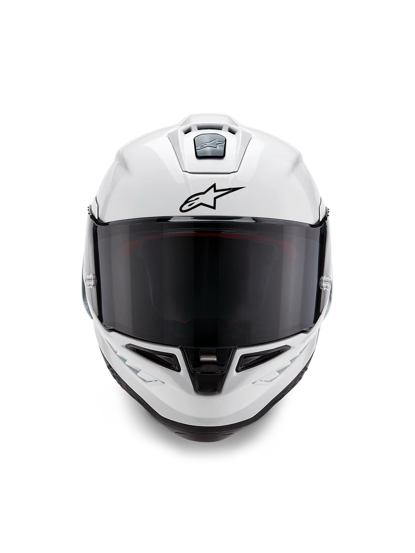 Casque Alpinestars Supertech R10 Solid Blanc Brillant 8200124-2170 