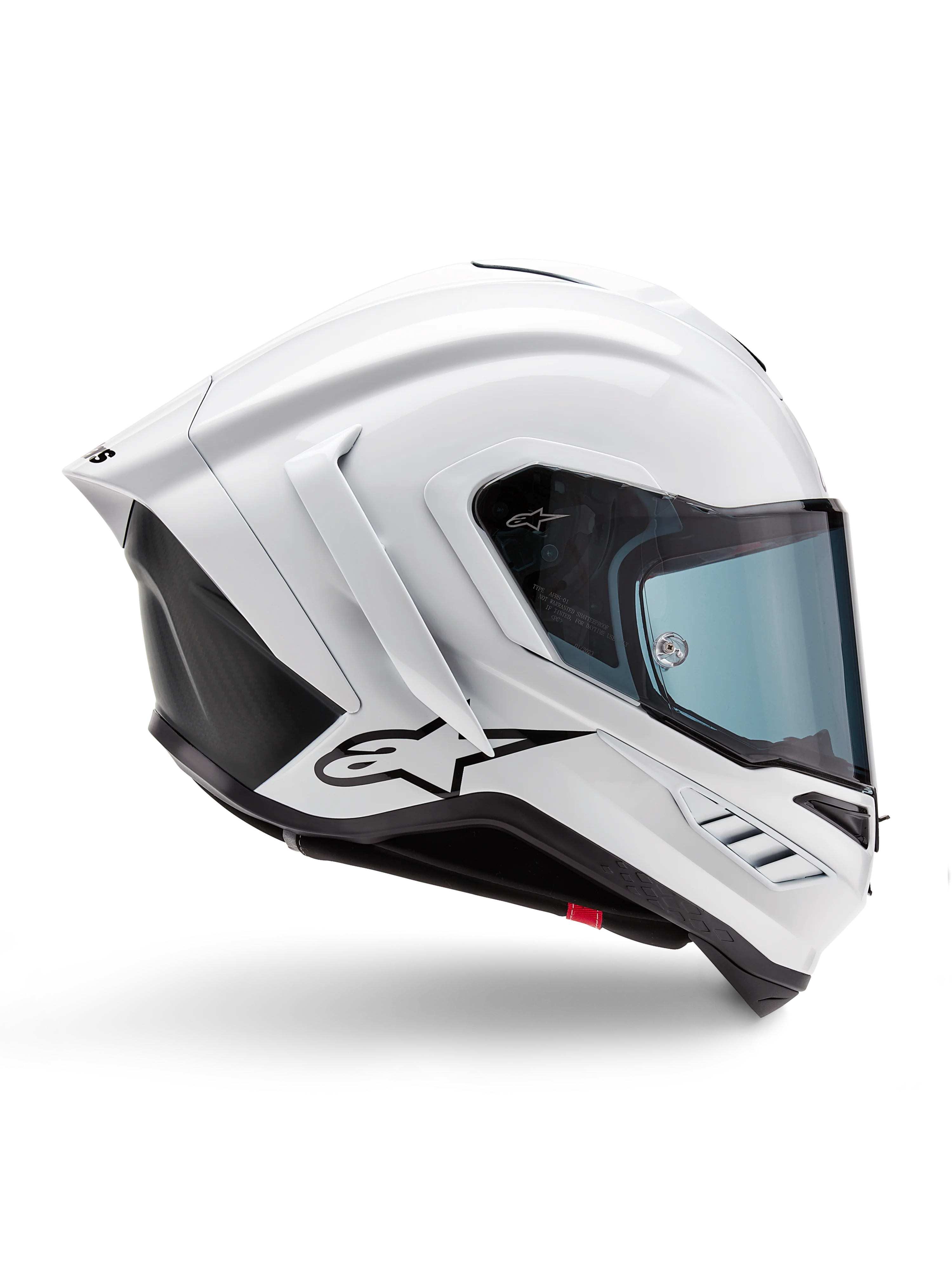 Casque Alpinestars Supertech R10 Solid Blanc Brillant 8200124-2170 