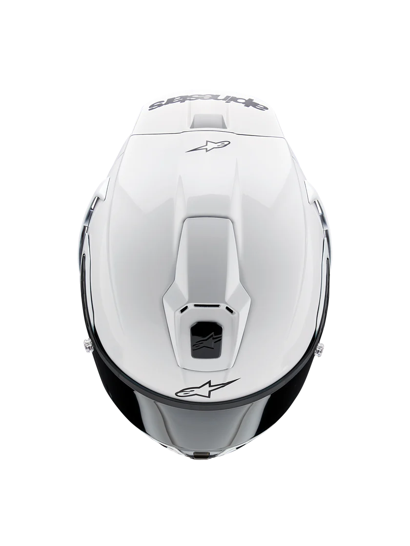 Casque Alpinestars Supertech R10 Solid Blanc Brillant 8200124-2170 