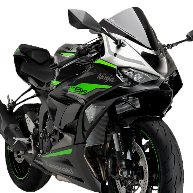 Ailerons Puig Side Spoiler Downforce Kawasaki ZX-6 R (24-25) 