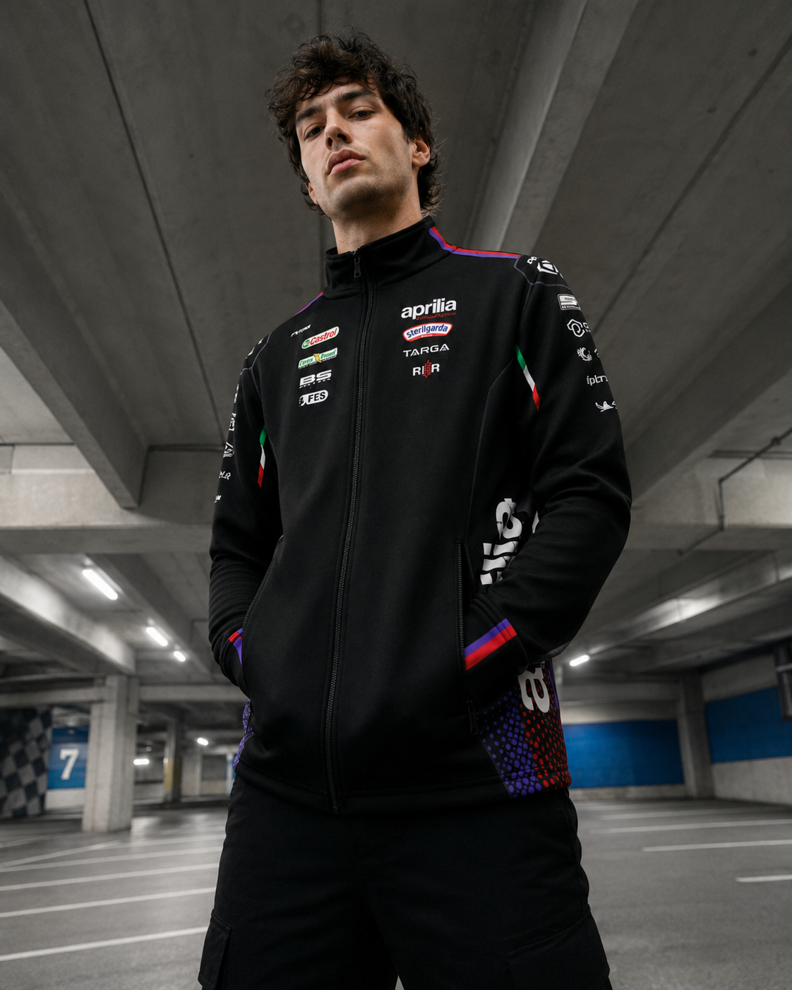 Aprilia Racing Team Zip sweat-shirt réplique 2026 pour homme IXON 