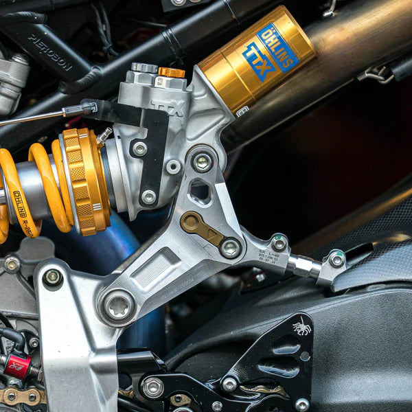 Kit de dérivation + inserts de tête de direction WorldSSP Feel Racing Ducati Panigale V2 955 (20-24) 69925621A 