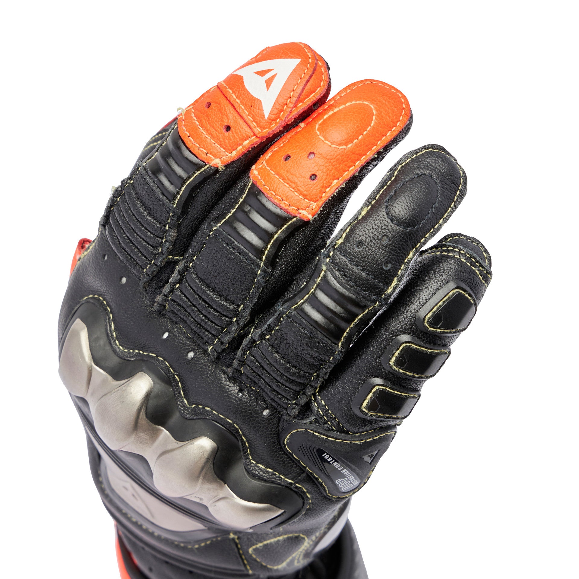 Gants de moto en cuir Dainese Full Metal 7 Racing | Homme | Noir/Rouge | 201810001462800 