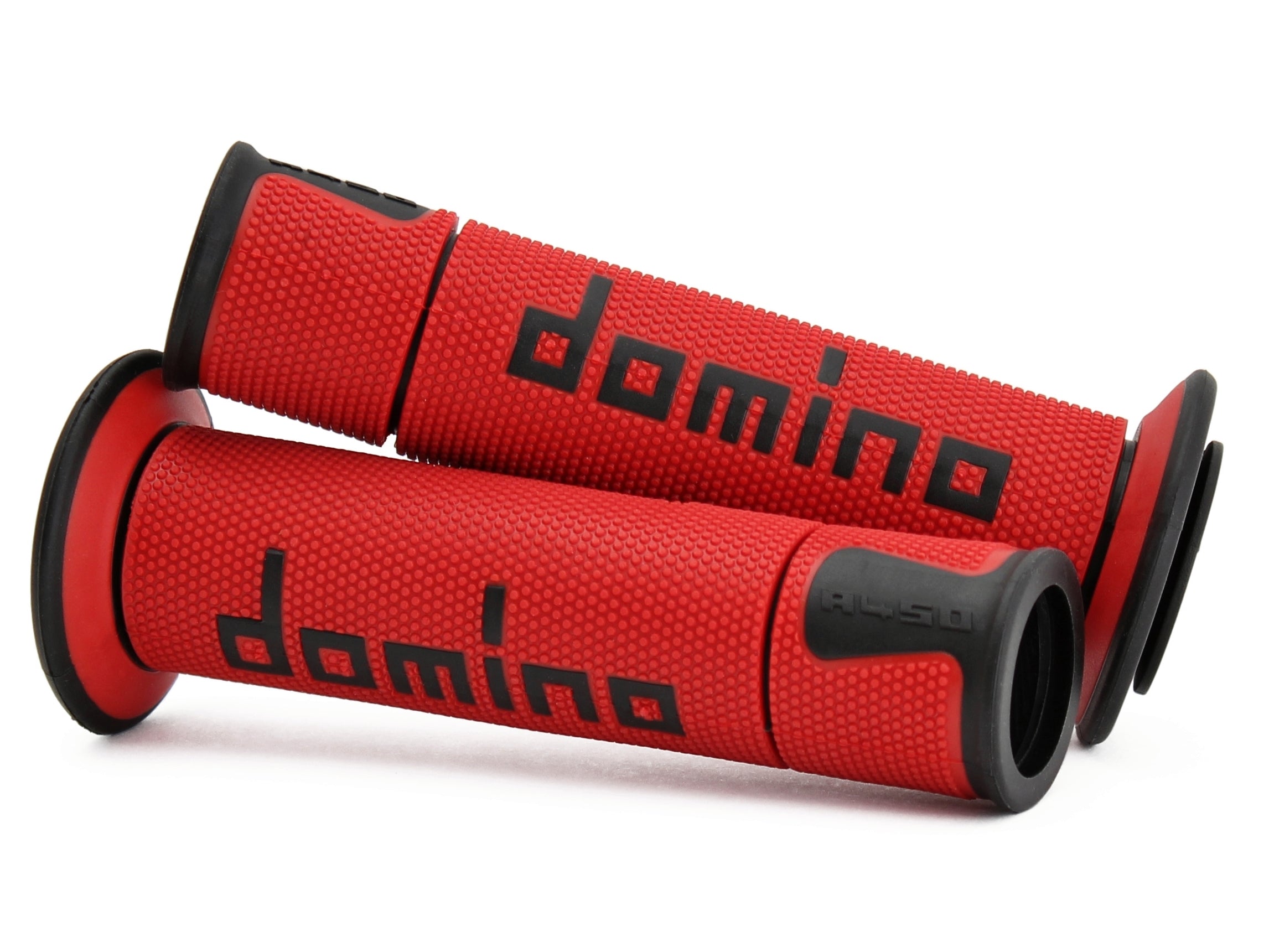 Poignées de course Domino A450 – Caoutchouc de poignée disponible en plusieurs couleurs 