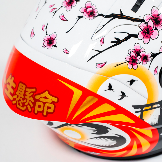 Casque de course NHK GP-R Tech Alonso López Motegi Japon Réplique 2024 