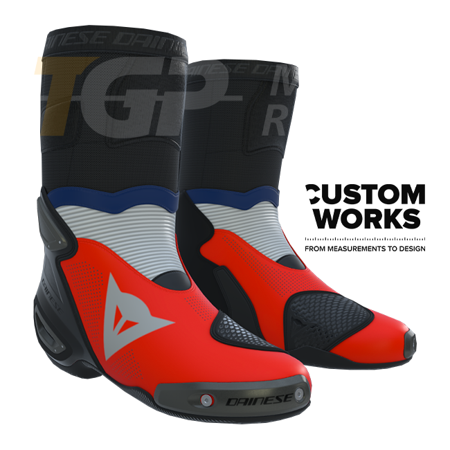 Bottes moto de course et route Dainese Axial 2 Air pour homme | Édition France | Custom Works 