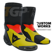 Bottes moto homme Dainese Axial 2 Air Racing et route | Édition Germania | Custom Works 