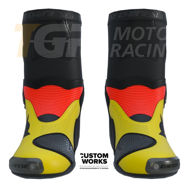 Bottes moto homme Dainese Axial 2 Air Racing et route | Édition Germania | Custom Works 