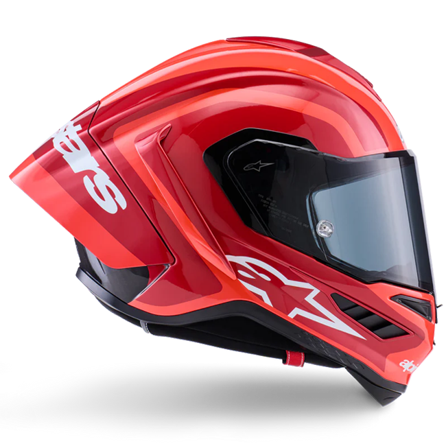 Casque Alpinestars Supertech R10 Arius Double Rouge brillant 8203926-1683 