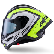 Casque Alpinestars Supertech R10 Arius Jaune Fluo Brillant 8203926-1699 