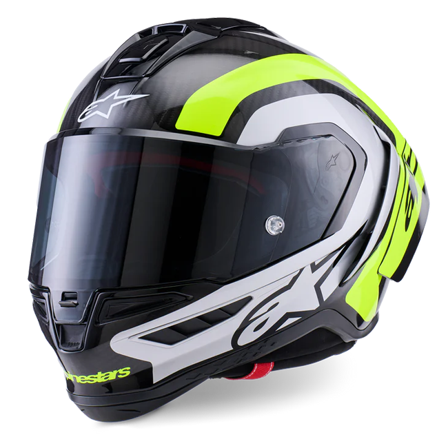 Casque Alpinestars Supertech R10 Arius Jaune Fluo Brillant 8203926-1699 