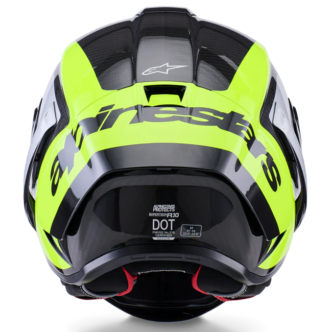 Casque Alpinestars Supertech R10 Arius Jaune Fluo Brillant 8203926-1699 