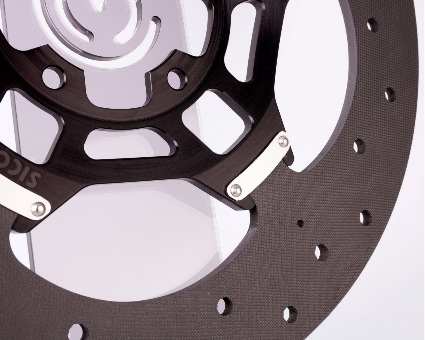 Kit SICOM Carbon-Céramique Disques de frein Style GP SSP 330x6mm pour Ducati Panigale V4/S/R (18-24) 