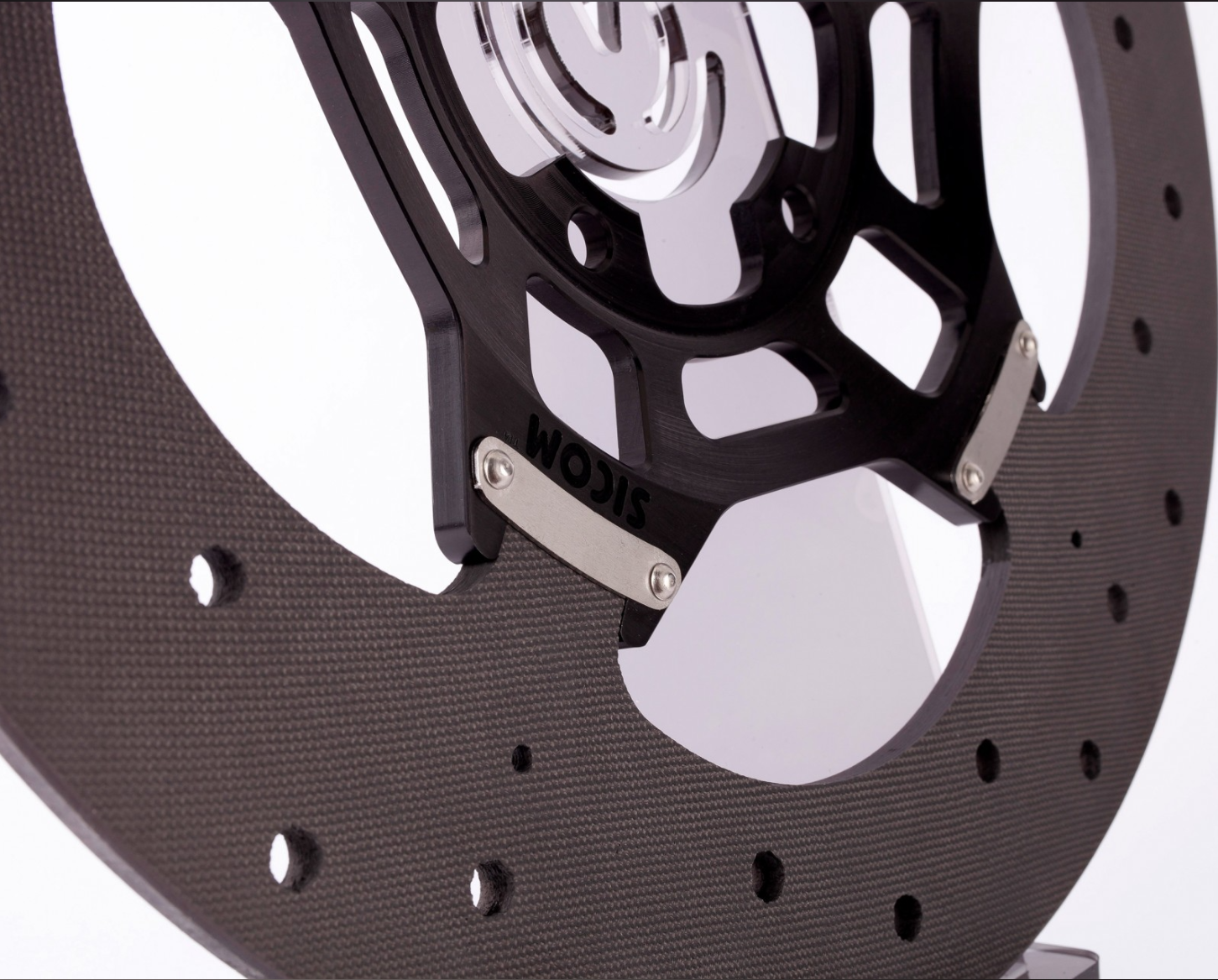 Kit SICOM Carbon-Céramique Disques de frein Style GP SSP 330x6mm pour Ducati Panigale V4/S/R (18-24) 