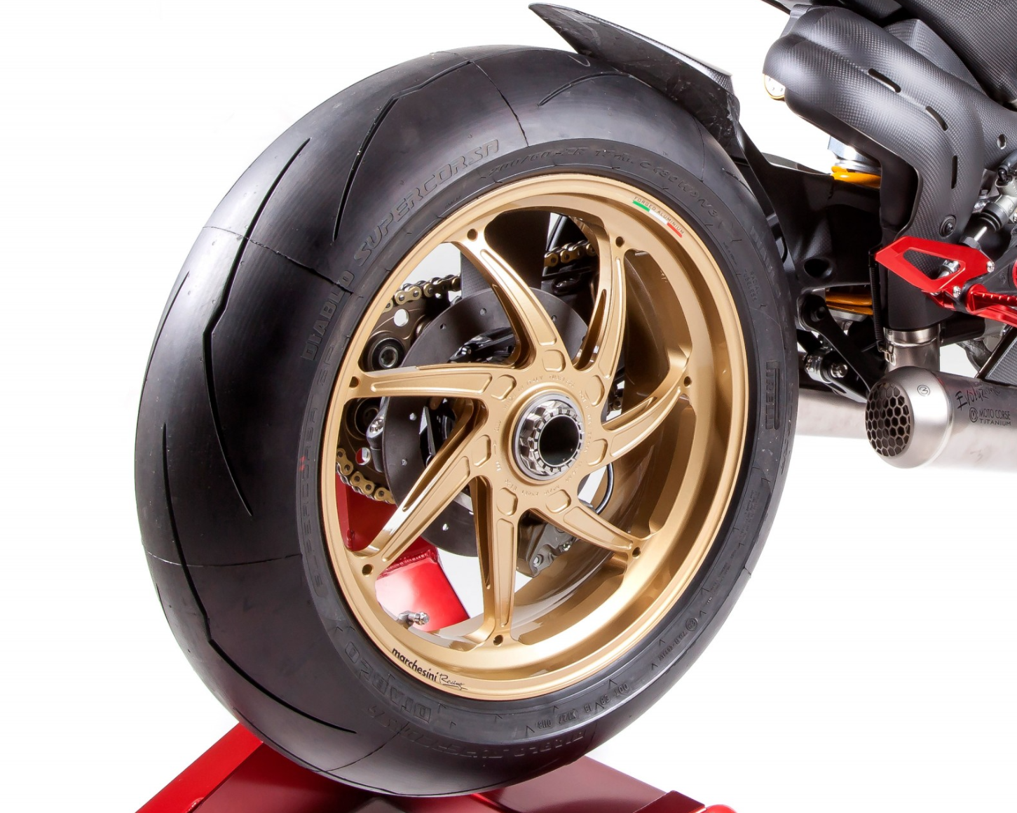 Kit SICOM Carbon-Céramique arrière-Disques de frein T-Drive 245x6mm Ducati Panigale V2 955 (20-24) 