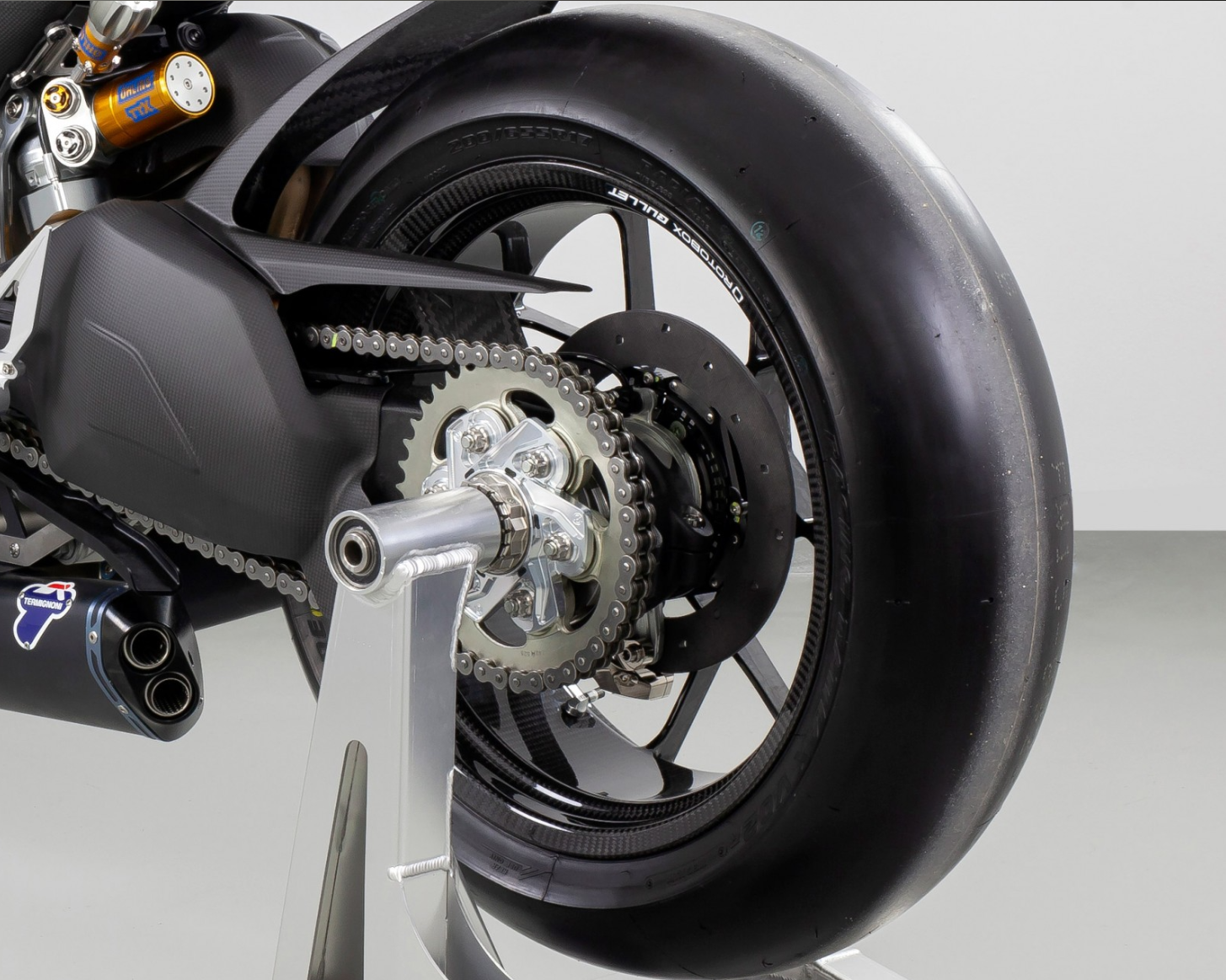 Kit SICOM Carbon-Céramique pour roue arrière-Disques de frein T-Drive 245x6mm Ducati Panigale V4/S/R (18-24) 