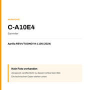 Akrapovic Sammler Aprilia RSV4 / TUONO V4 1100 (24-24) C-A10E4 — Platzhalter, kein Herstellerfoto verfügbar