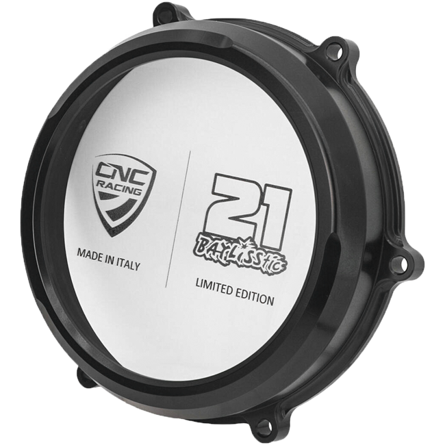 Cap de couplage transparent Troy Bayliss Édition Limitée CNC Racing Ducati Panigale V4/S (2025) CA210TB 