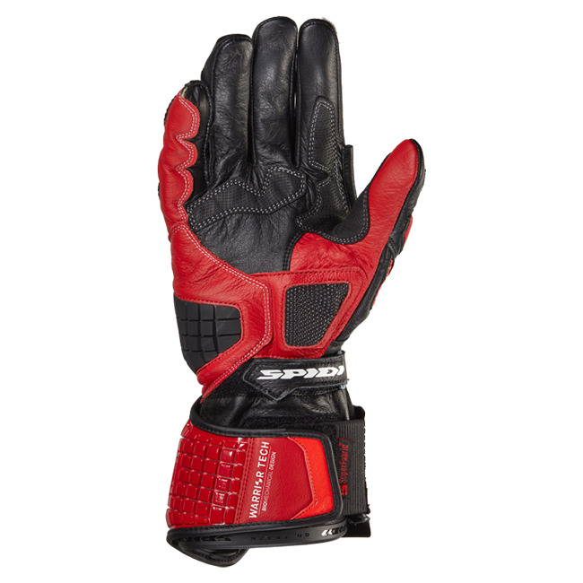 Gants de moto en cuir Spidi Carbo Track Evo Racing | Homme | Rouge | A203014 