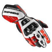 Gants de moto en cuir Spidi Carbo Track Evo Racing | Homme | Rouge | A203014 