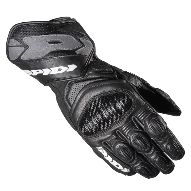 Gants de moto en cuir Spidi Carbo 7 Racing | Homme | Noir | A210026 