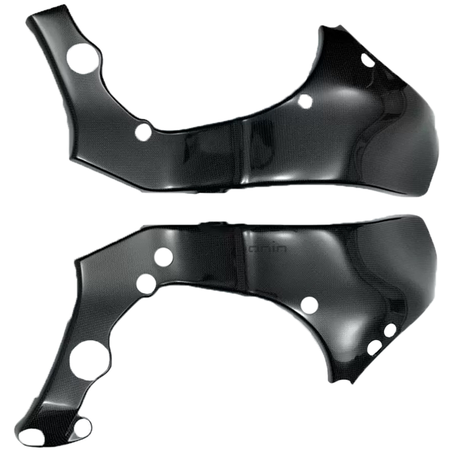Couvercles de cadre en carbone Carbonin pour Kawasaki ZX-10 R/RR (16-20) CK18050 