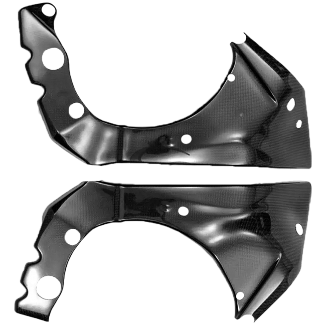 Couvercles de cadre en carbone Carbonin pour Yamaha YZF-R1/M (15-25) CY16050 