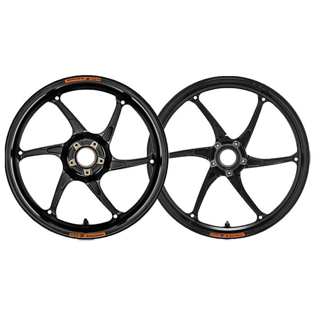 Jeu de jantes en magnésium OZ Cattiva pour Kawasaki ZX-10 R (21-25) 