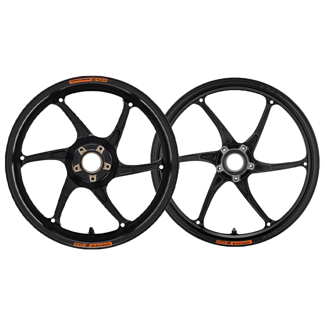 Jeu de jantes en magnésium OZ Cattiva pour Kawasaki ZX-10 R (21-25) 