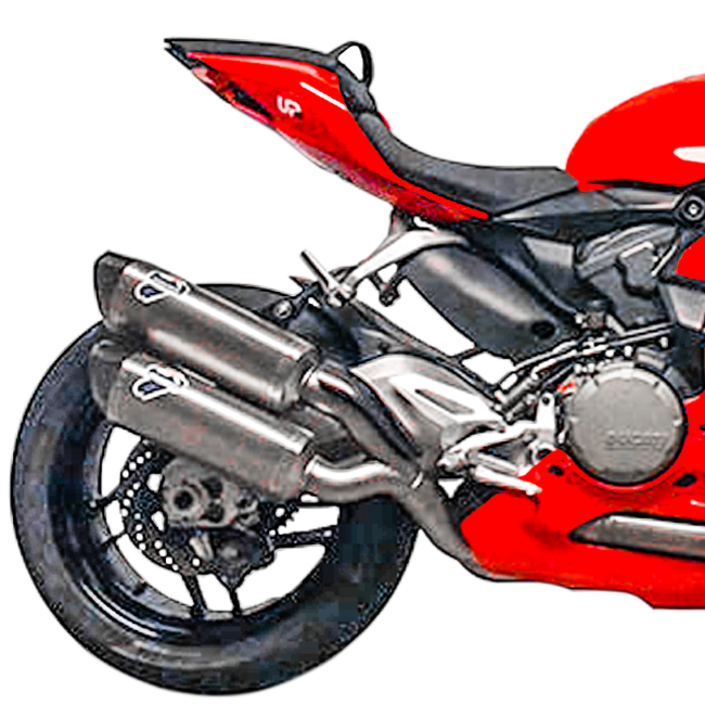 Silencieux Termignoni Slip-On Force Titanium pour Ducati Panigale 959 (16-19) D16908040ITC 