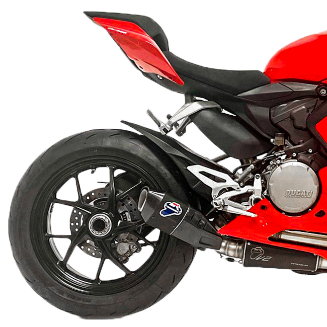 Système d'échappement semi-complet en acier inoxydable Termignoni pour Ducati Panigale V2 955 (20-24) D22109440INC 