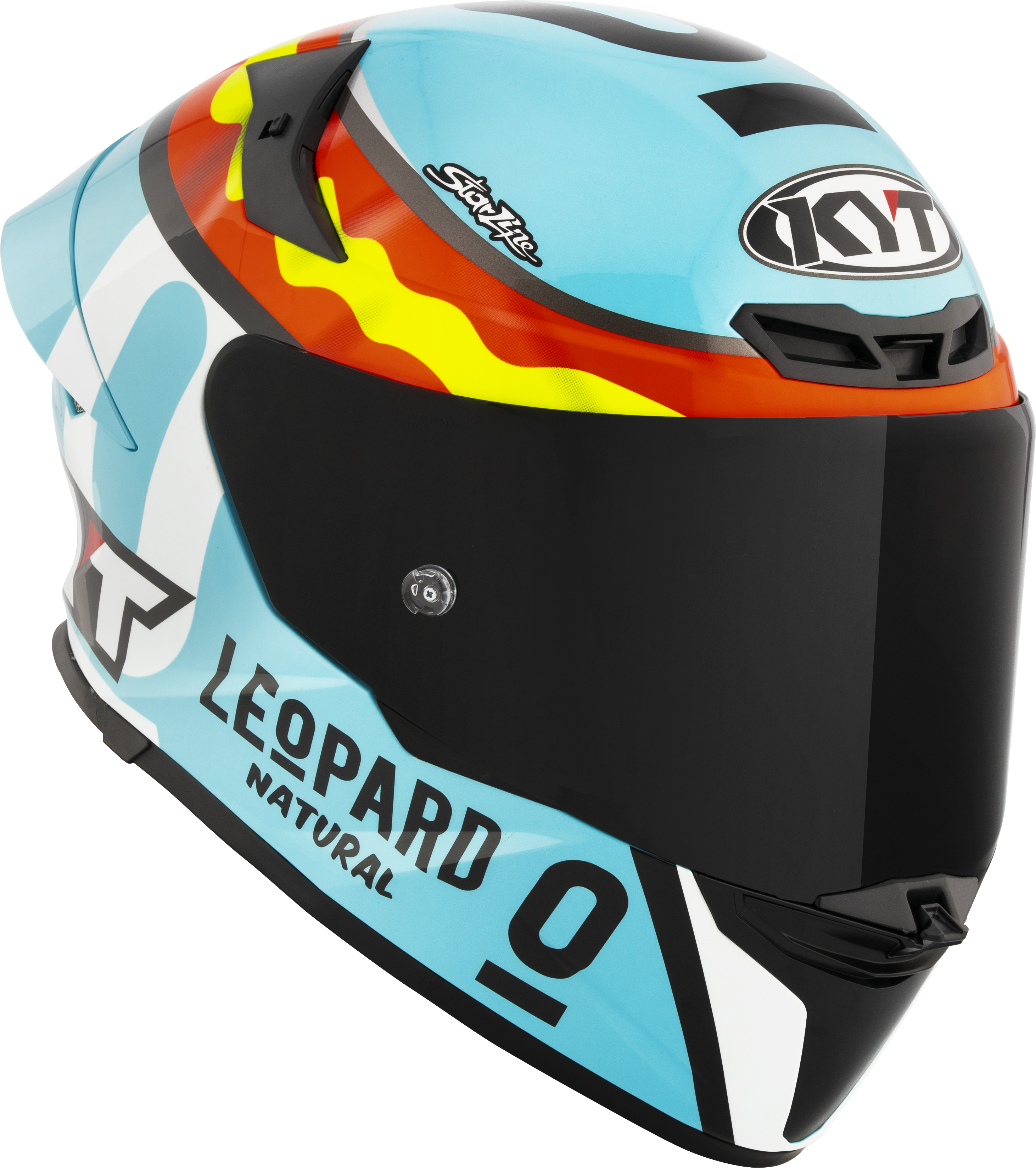 Casque KYT TT-Revo Leopard Racing Réplica Espagne Y6TR0018 