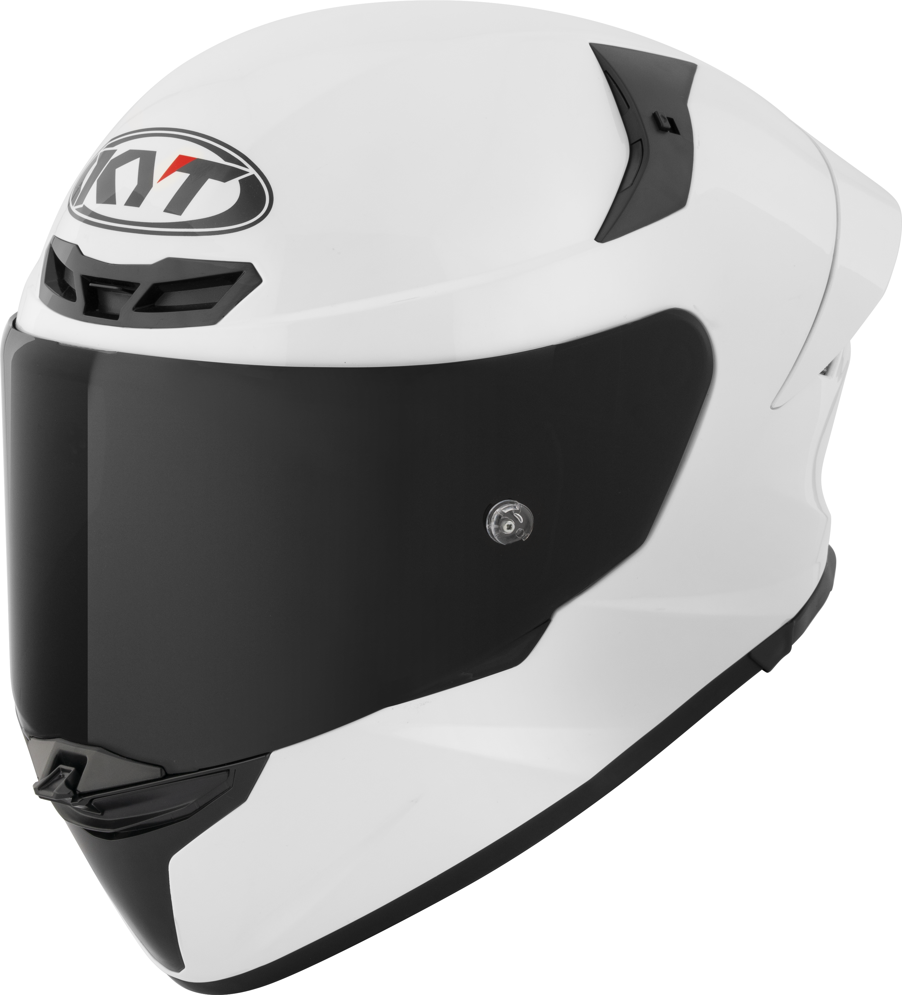 Casque KYT TT-Revo blanc brillant Y6TR00W3 