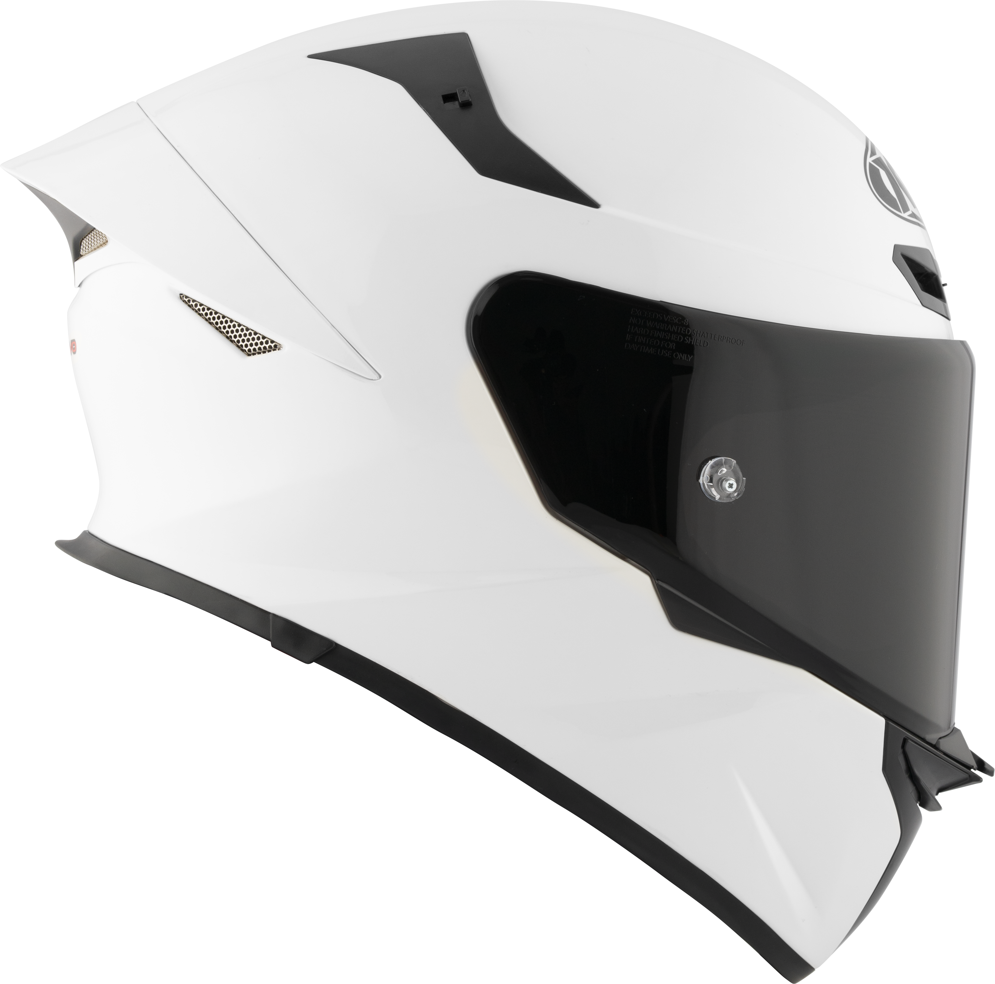 Casque KYT TT-Revo blanc brillant Y6TR00W3 