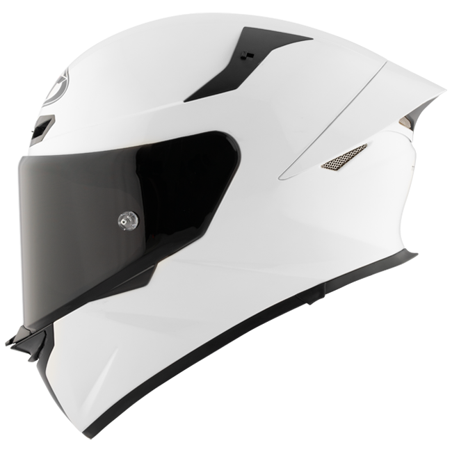Casque KYT TT-Revo blanc brillant Y6TR00W3 